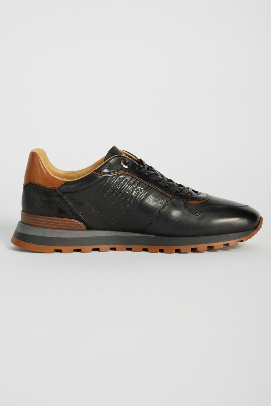 Sneaker aus Ledermischung - Schuhe und Accessoires | La Martina - Official Online Shop