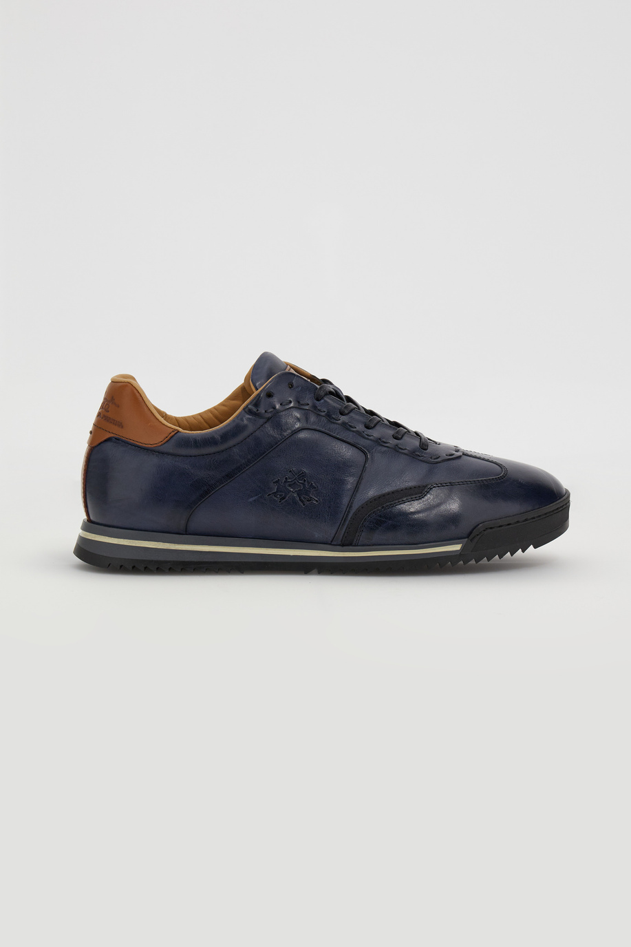 Heritage leather trainers - test | La Martina - Official Online Shop