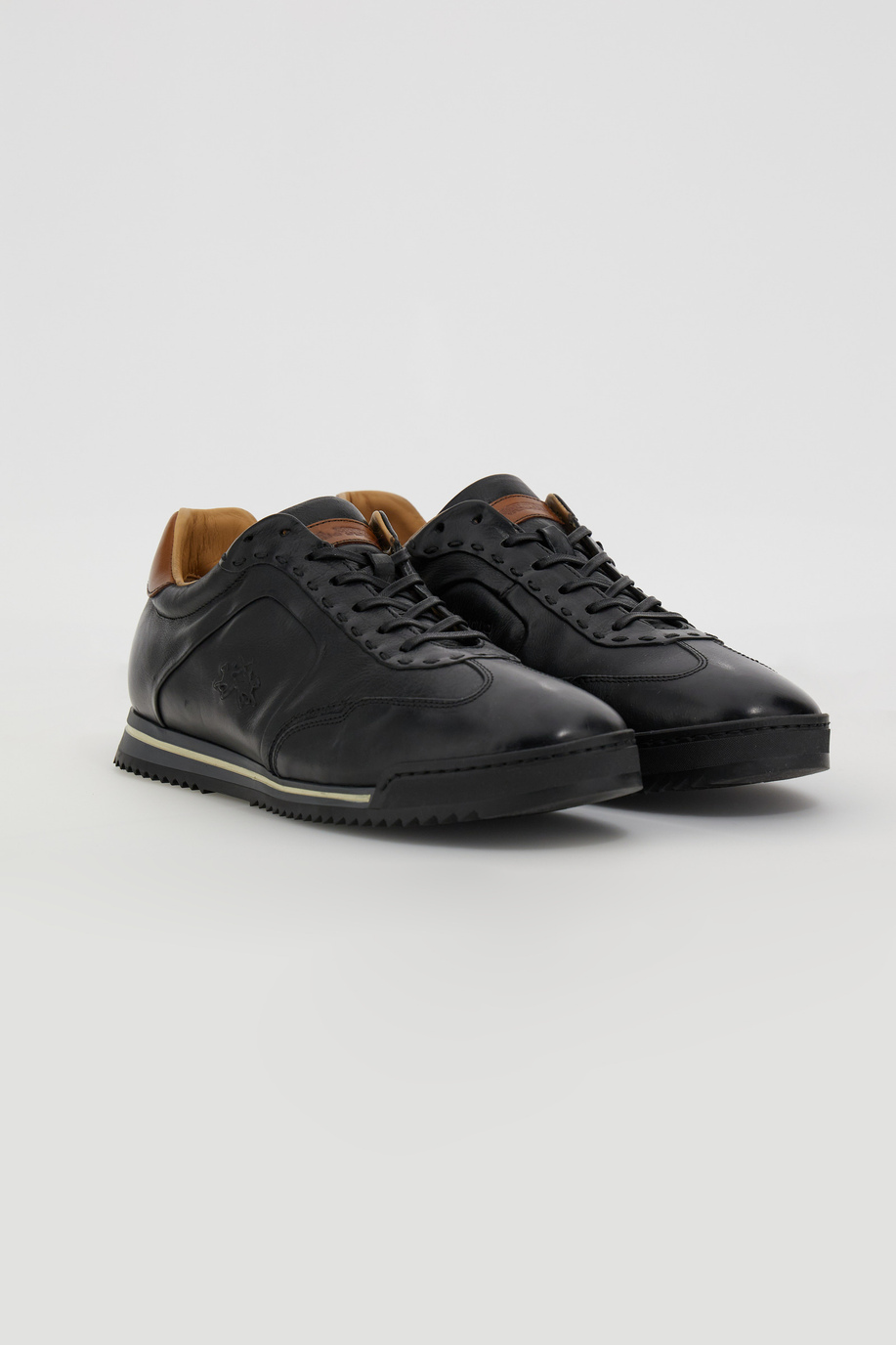 Heritage leather trainers - carryover | La Martina - Official Online Shop