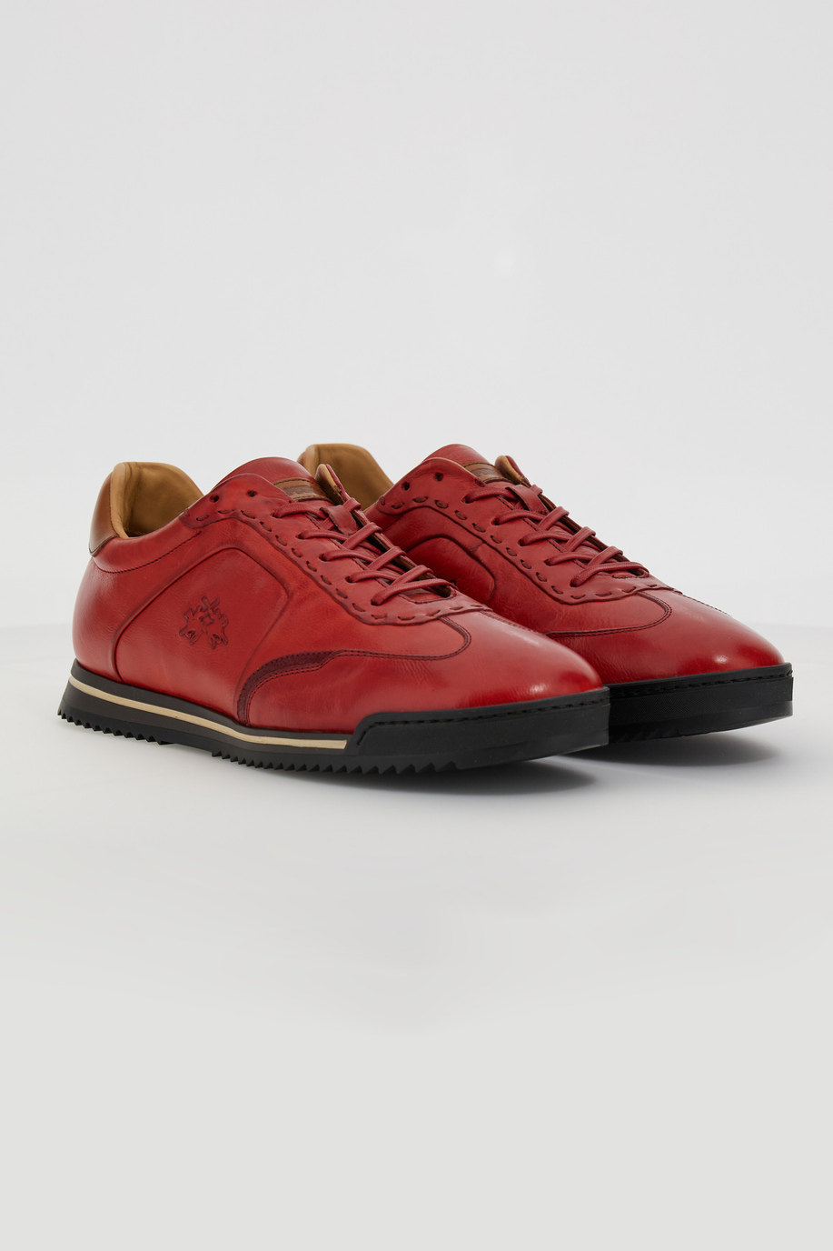 Sneaker Heritage in pelle - Scarpe | La Martina - Official Online Shop