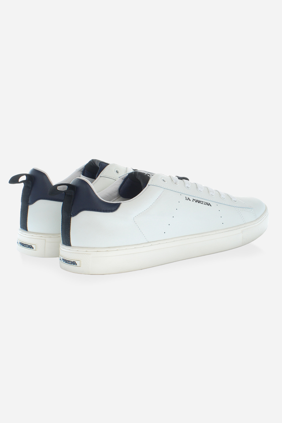 Leather trainers - Sneakers | La Martina - Official Online Shop