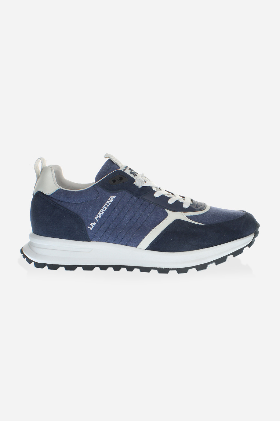 Fabric and suede trainers - Footwear | La Martina - Official Online Shop