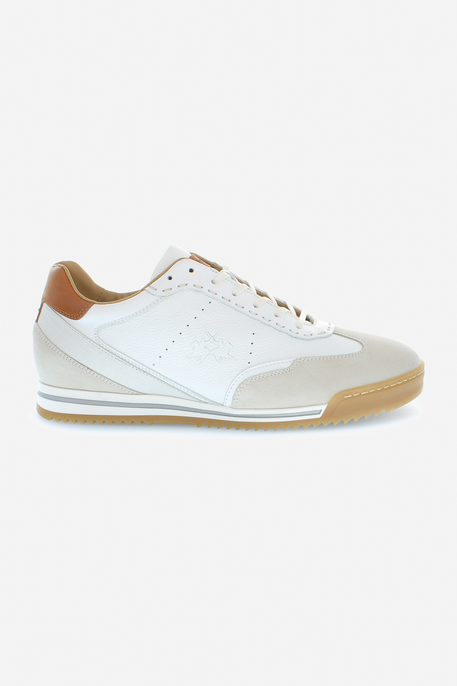 Sneaker in camoscio - Scarpe | La Martina - Official Online Shop