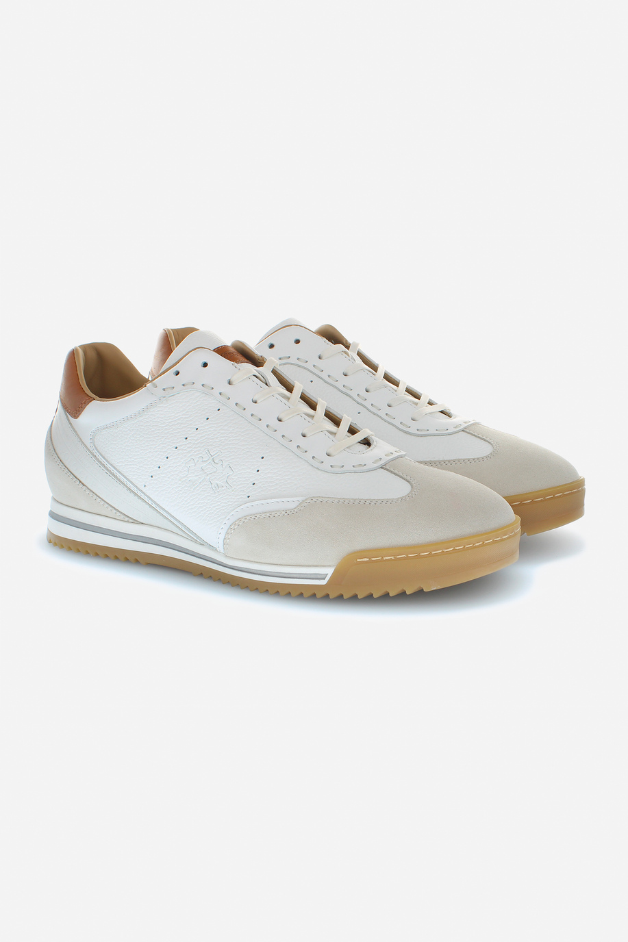 Sneaker in camoscio - Scarpe | La Martina - Official Online Shop