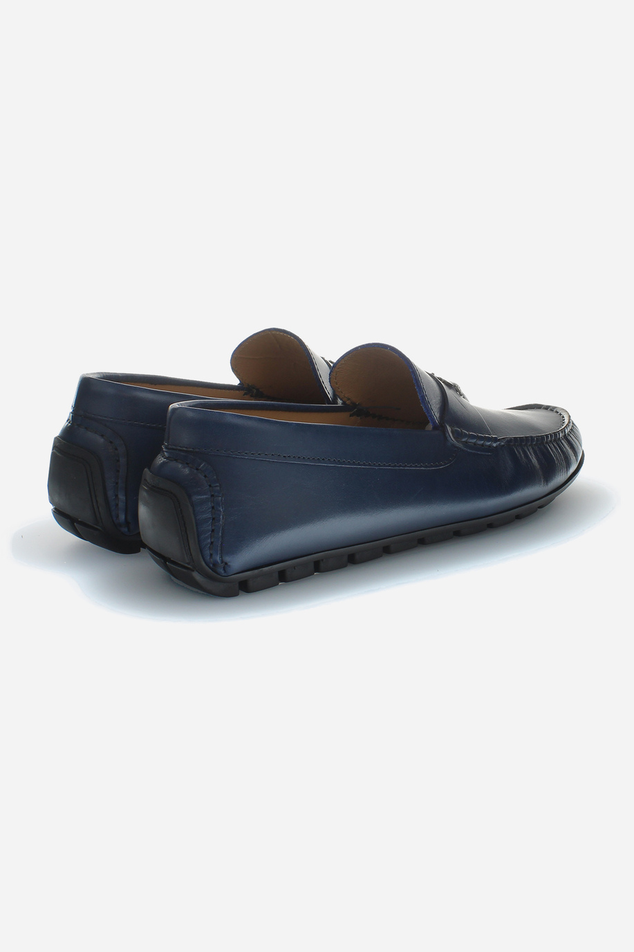 Calfskin leather moccasins - Formal Shoes | La Martina - Official Online Shop