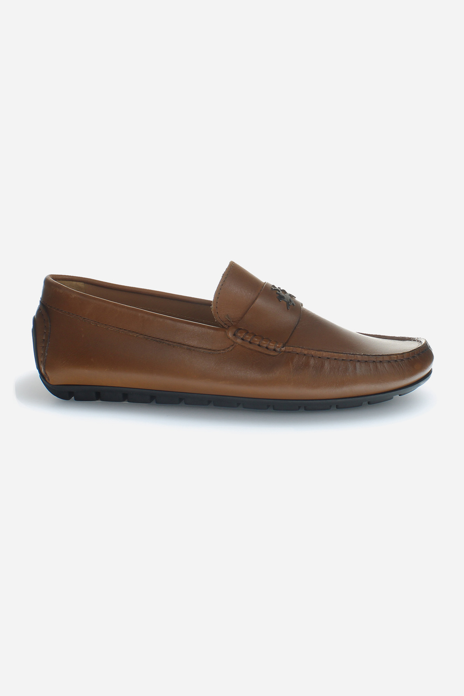 Calfskin leather moccasins - Formal Shoes | La Martina - Official Online Shop