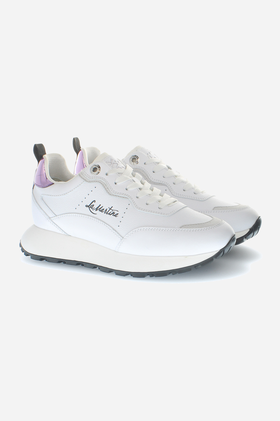 Leder-Sneaker - Damen | La Martina - Official Online Shop