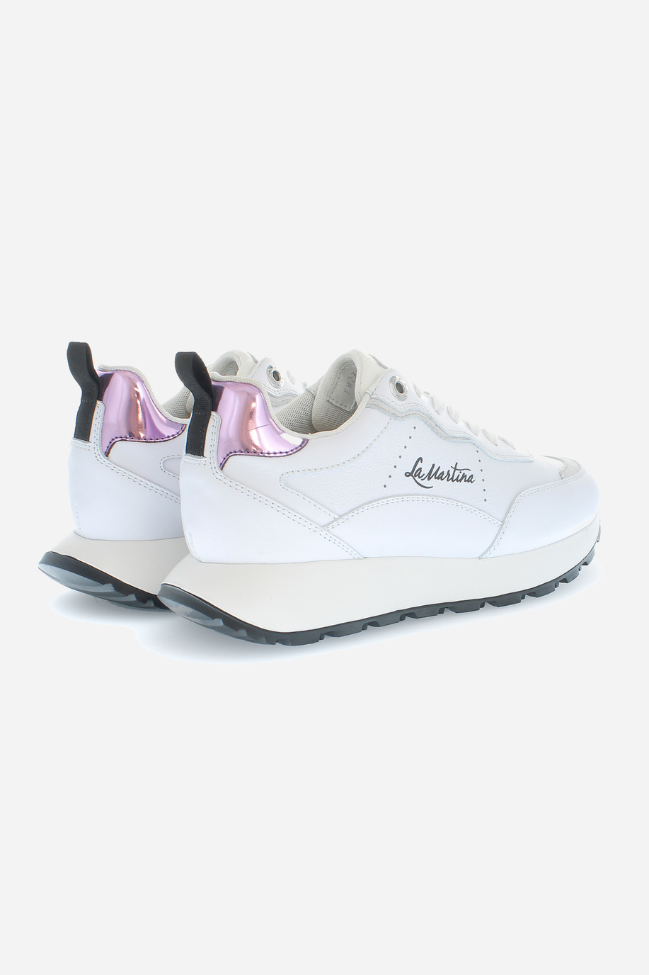Leather trainers - Footwear | La Martina - Official Online Shop