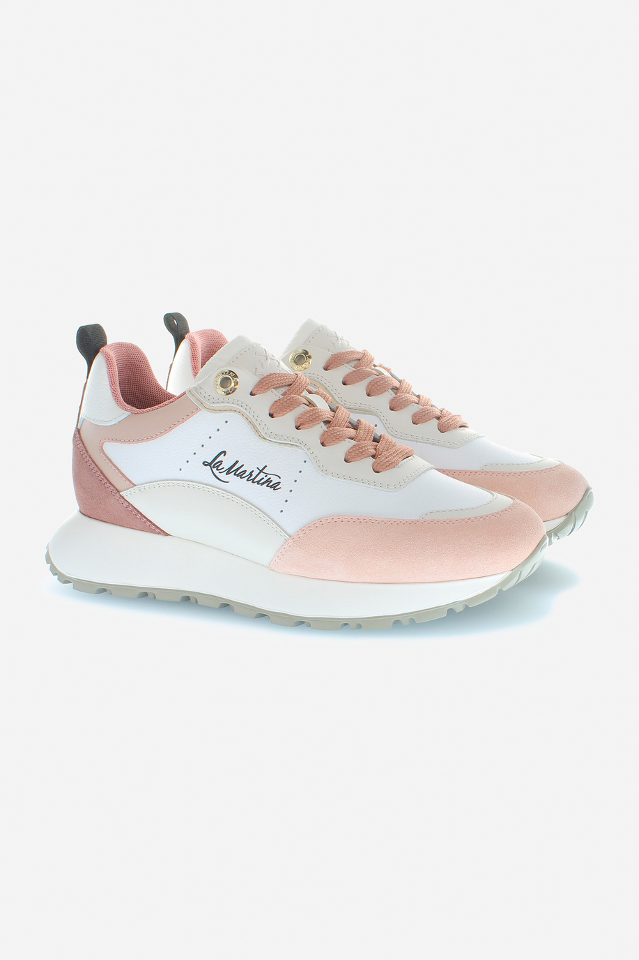 Leather trainers - Preview | La Martina - Official Online Shop