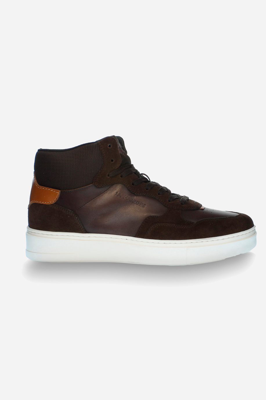 Men leather sneakers mixed suede - Sneakers | La Martina - Official Online Shop