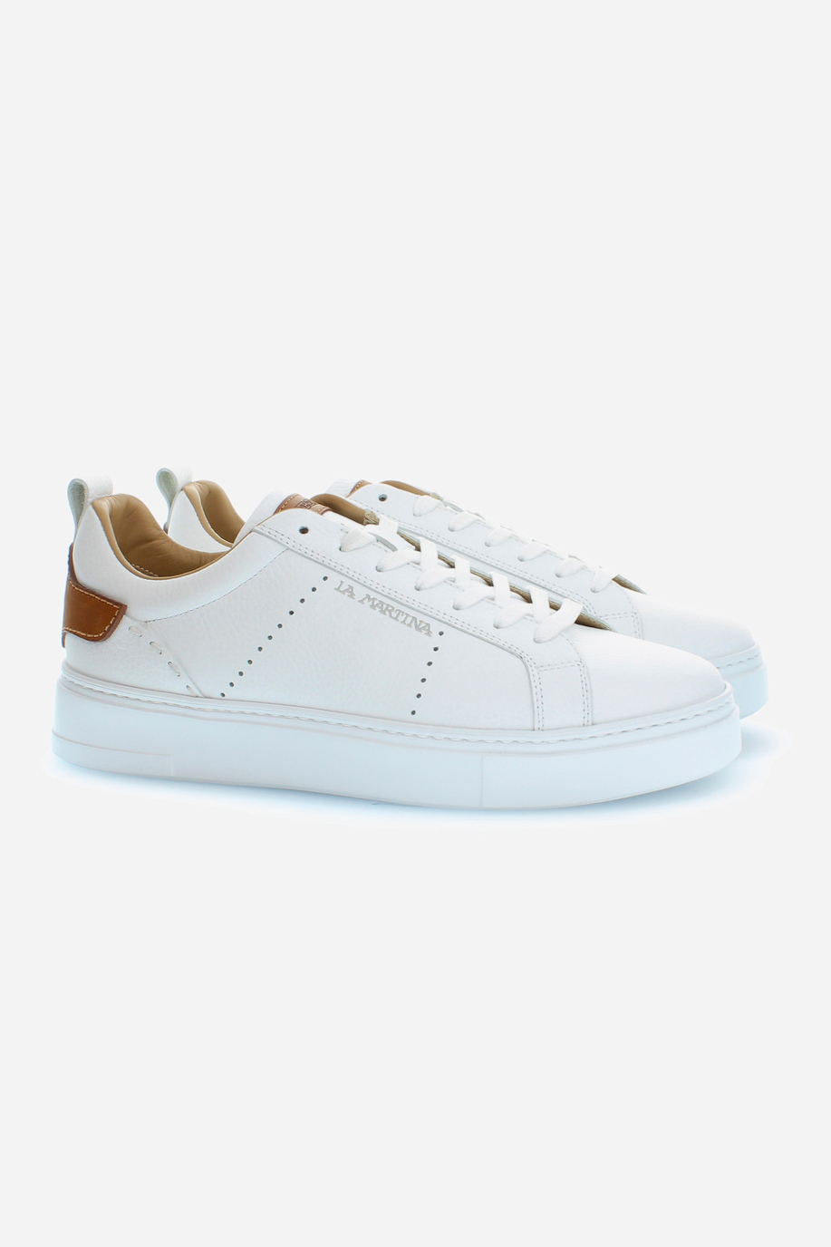 Herren-Sneaker aus Leder - Schuhe | La Martina - Official Online Shop