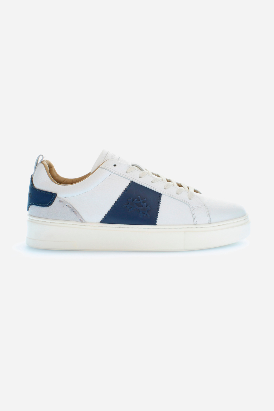 Men's trainers in leather and suede - Men | La Martina - Official Online Shop