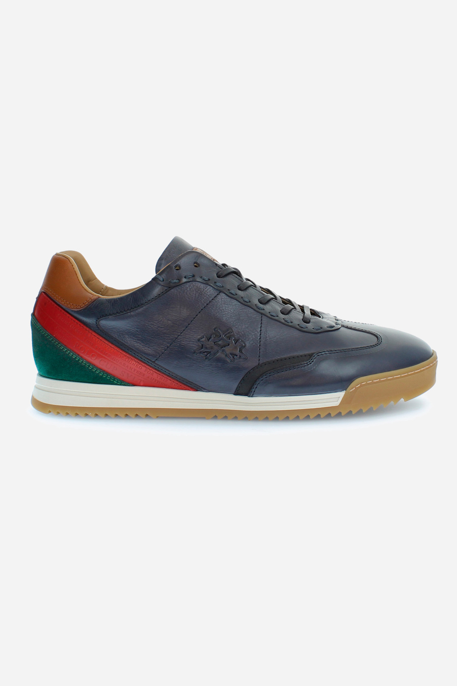 Classic men's trainers in leather - Footwear | La Martina - Official Online Shop