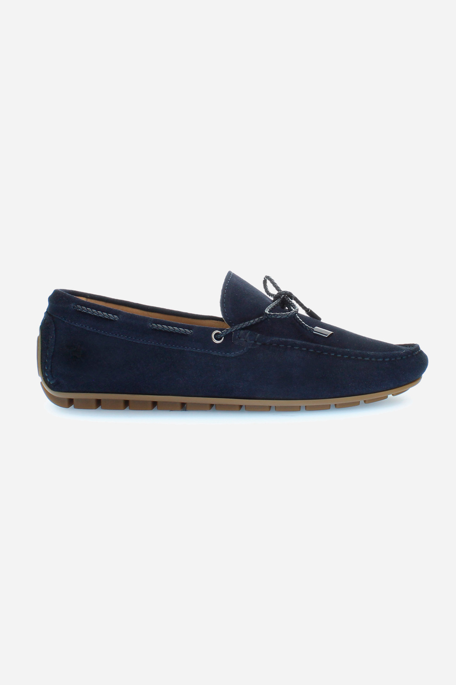 Men's suede loafers with laces - Man shoes | La Martina - Official Online Shop