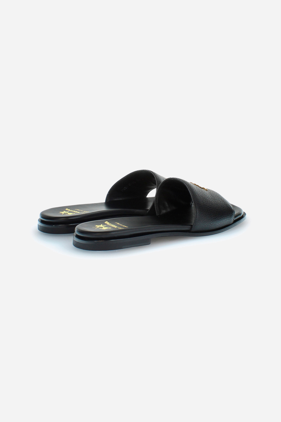 Damen-Sandale aus Leder - Schuhe | La Martina - Official Online Shop