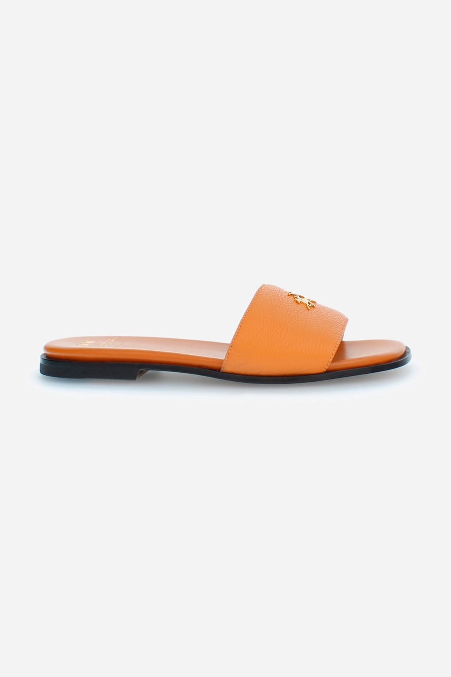 Damen-Sandale aus Leder - Schuhe | La Martina - Official Online Shop
