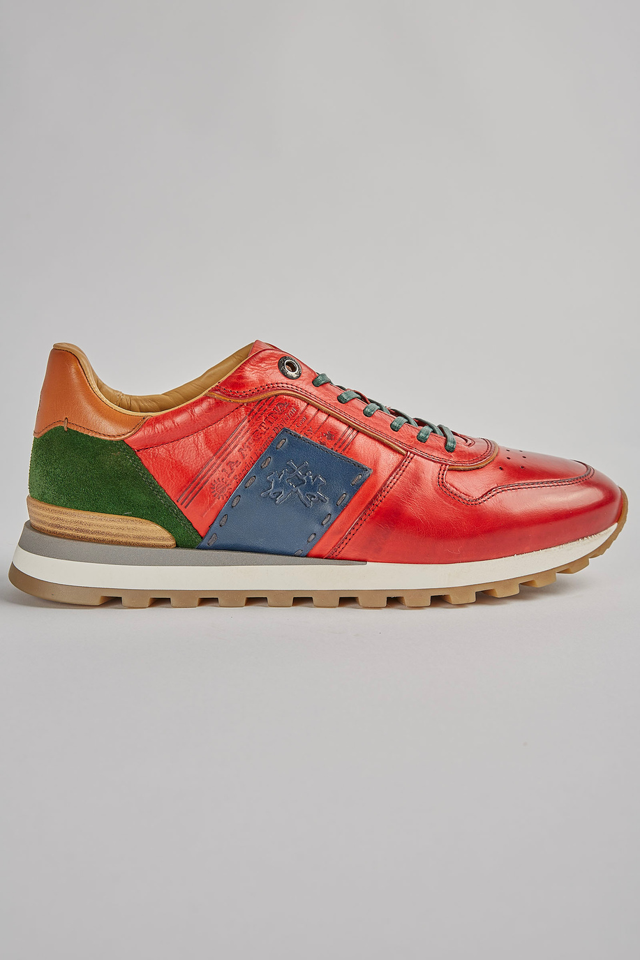 Leather sneaker - Sneakers | La Martina - Official Online Shop