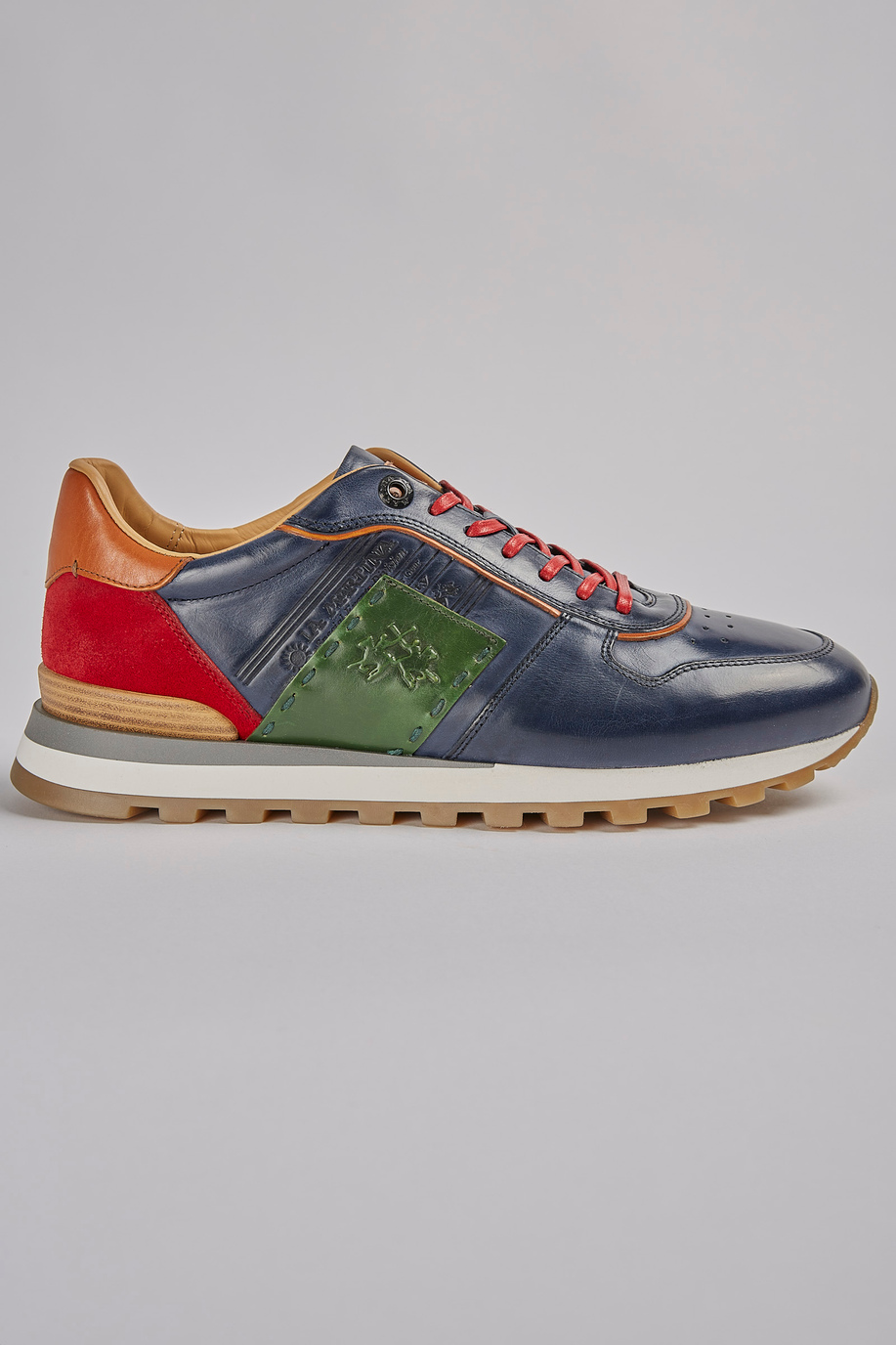 Leder Sneaker - no sale permanent | La Martina - Official Online Shop