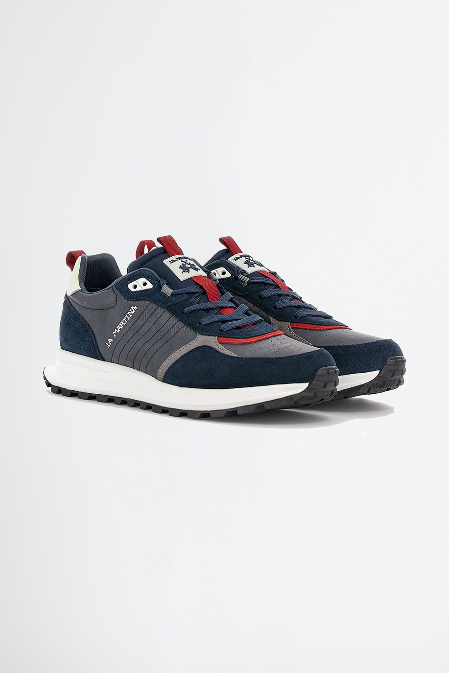 Mixed fabric trainers - test 2 | La Martina - Official Online Shop