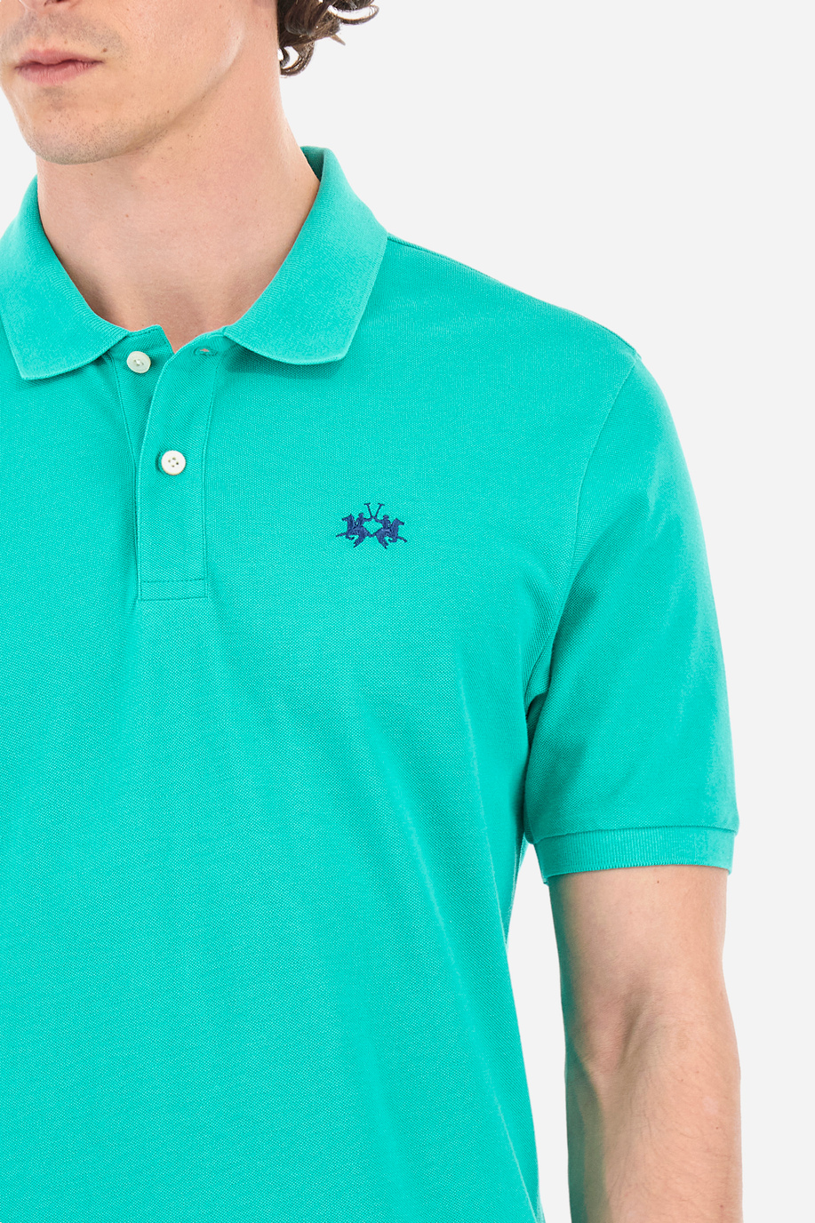 Kurzarm-Poloshirt mit geradem Schnitt für Herren - Tex - Regular fit | La Martina - Official Online Shop