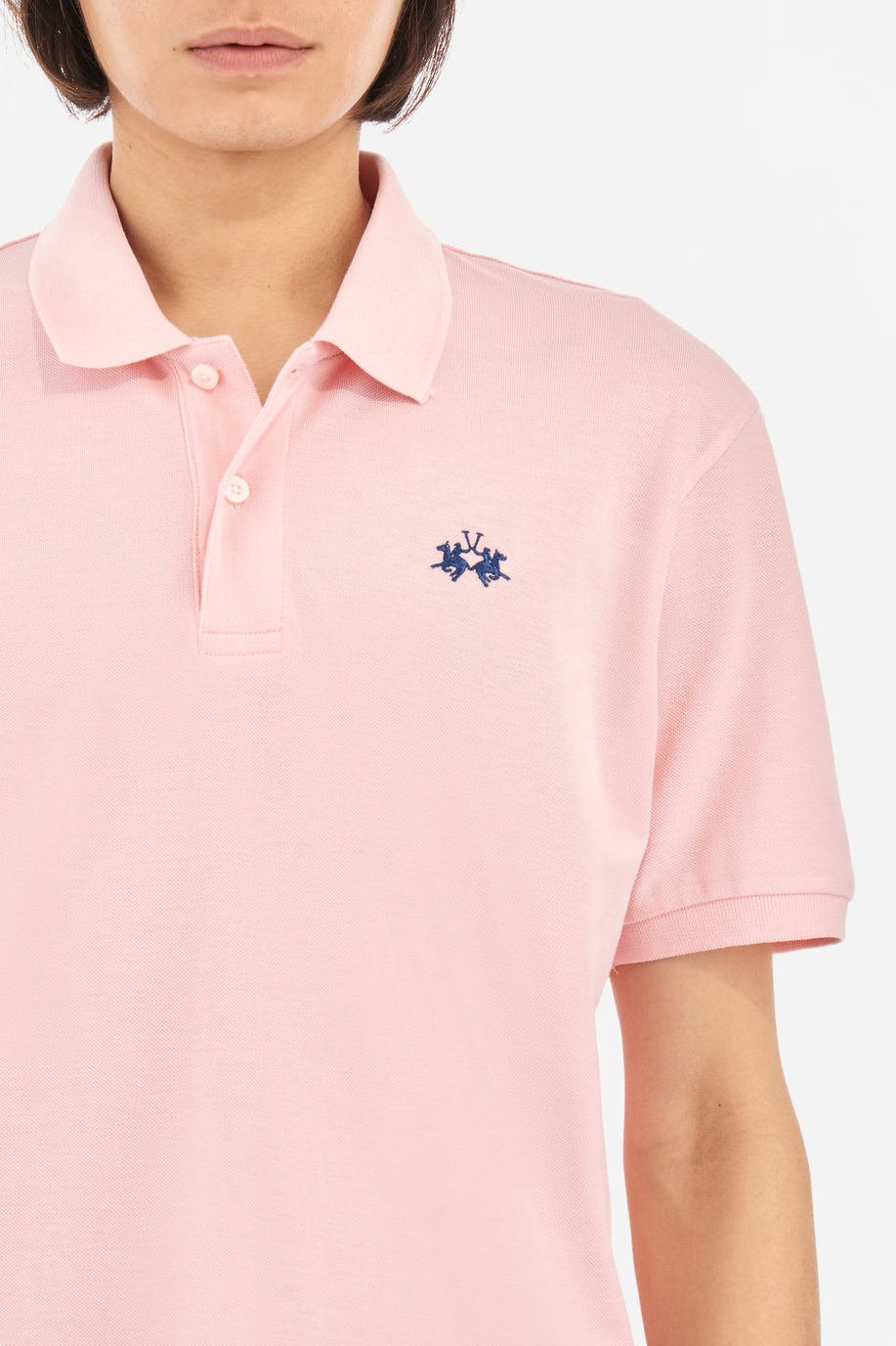 Men's regular fit short-sleeved polo shirt - Tex - New Arrivals Men | La Martina - Official Online Shop