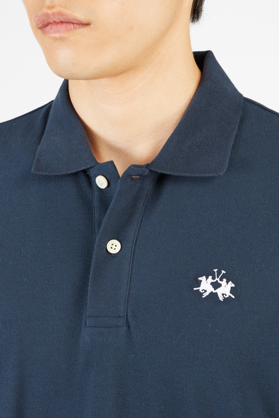 Klassisches Poloshirt aus Piqué Regular Fit | La Martina - Official Online Shop