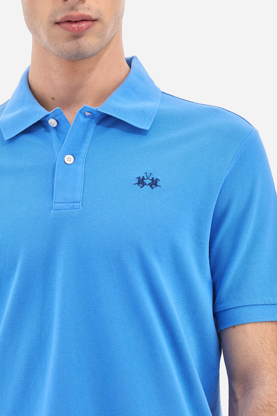 Men's regular fit short-sleeved polo shirt - Tex - Capsule | La Martina - Official Online Shop