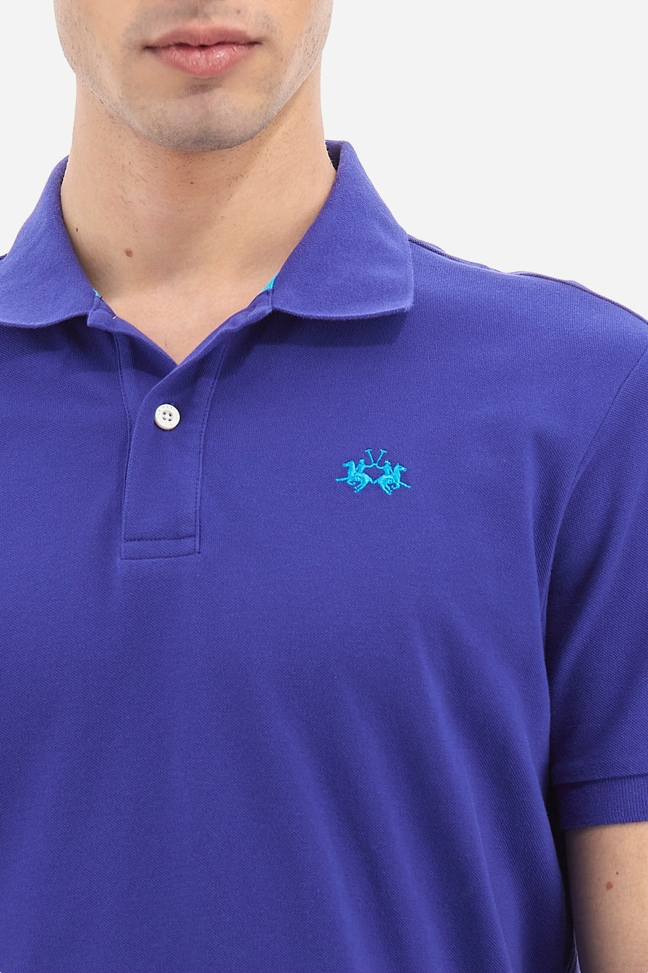 Men's regular fit short-sleeved polo shirt - Tex - Classic Basics | La Martina - Official Online Shop