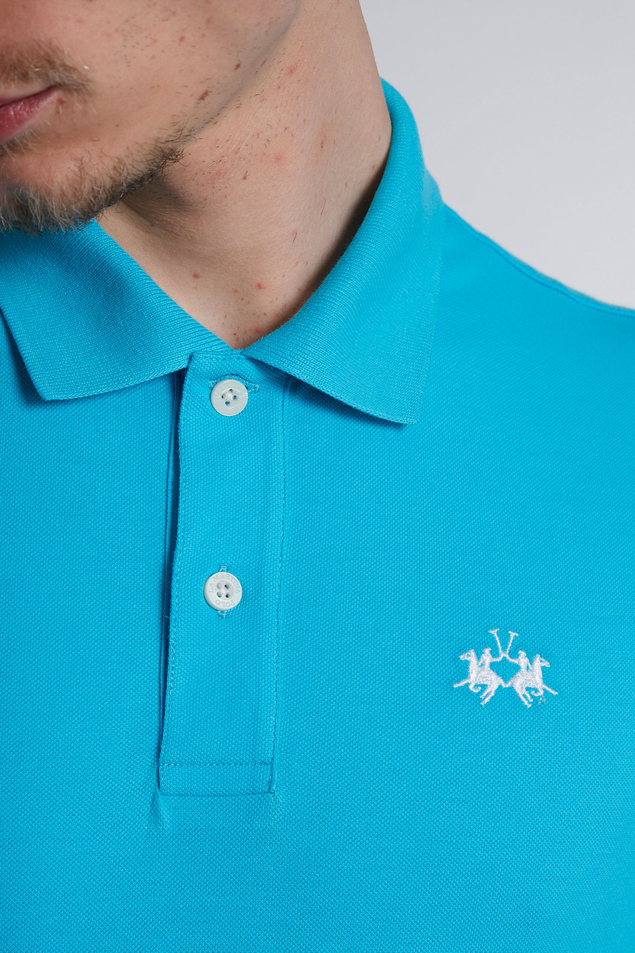 Kurzarm-Poloshirt mit geradem Schnitt für Herren - Tex - BP + BR + CC (all seasons - never on sale) | La Martina - Official Online Shop