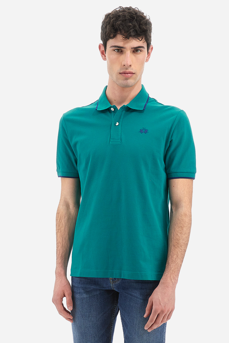 Men’s regular fit short sleeve polo shirt - Anthony - carryover | La Martina - Official Online Shop