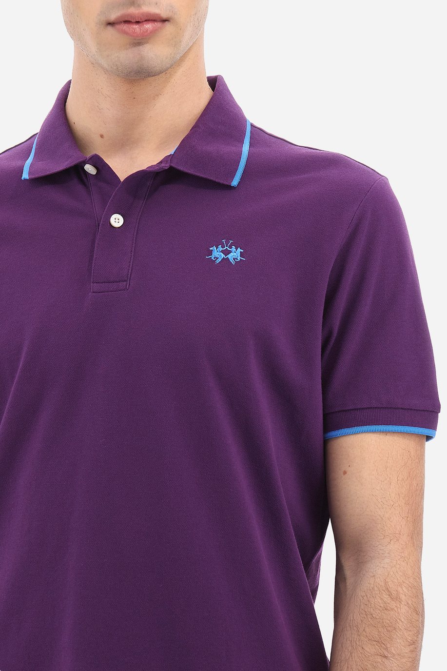 Men’s regular fit short sleeve polo shirt - Anthony - Men | La Martina - Official Online Shop