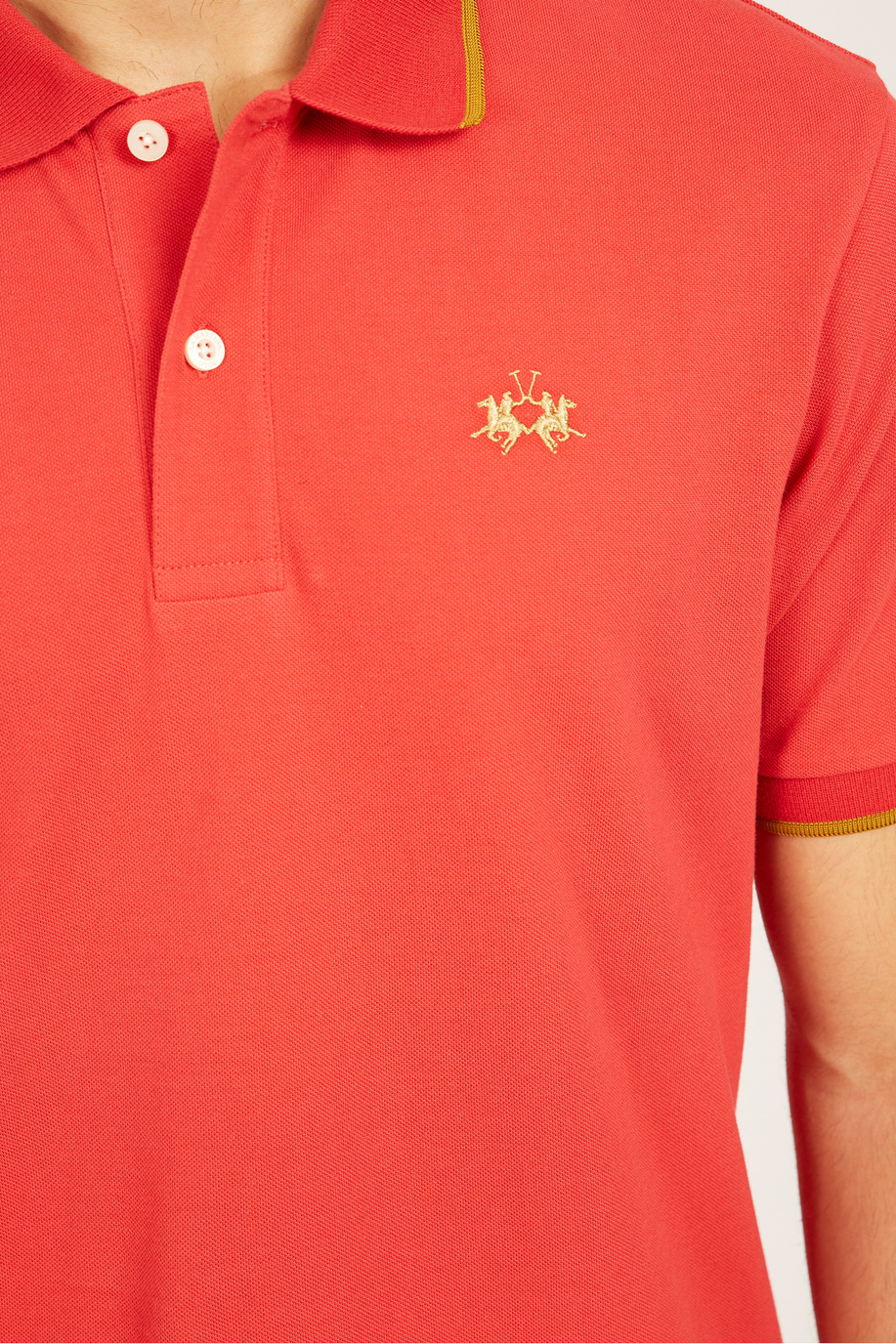 Men’s regular fit short sleeve polo shirt - Anthony - Classic Basics | La Martina - Official Online Shop