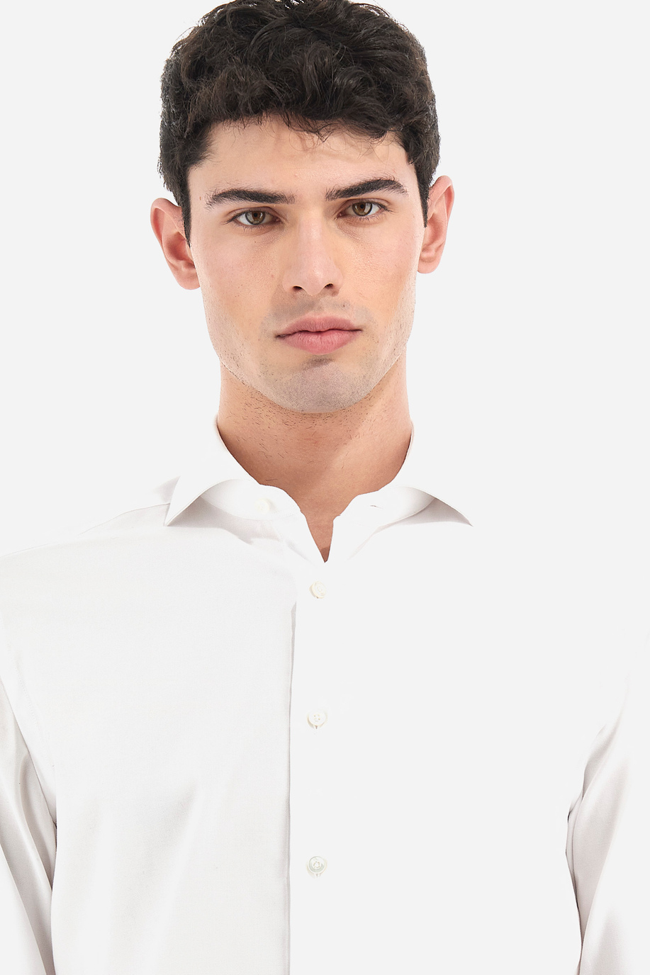 Camisa de estilo clásico para hombre en algodón con manga larga - Paternò - Capsule | La Martina - Official Online Shop