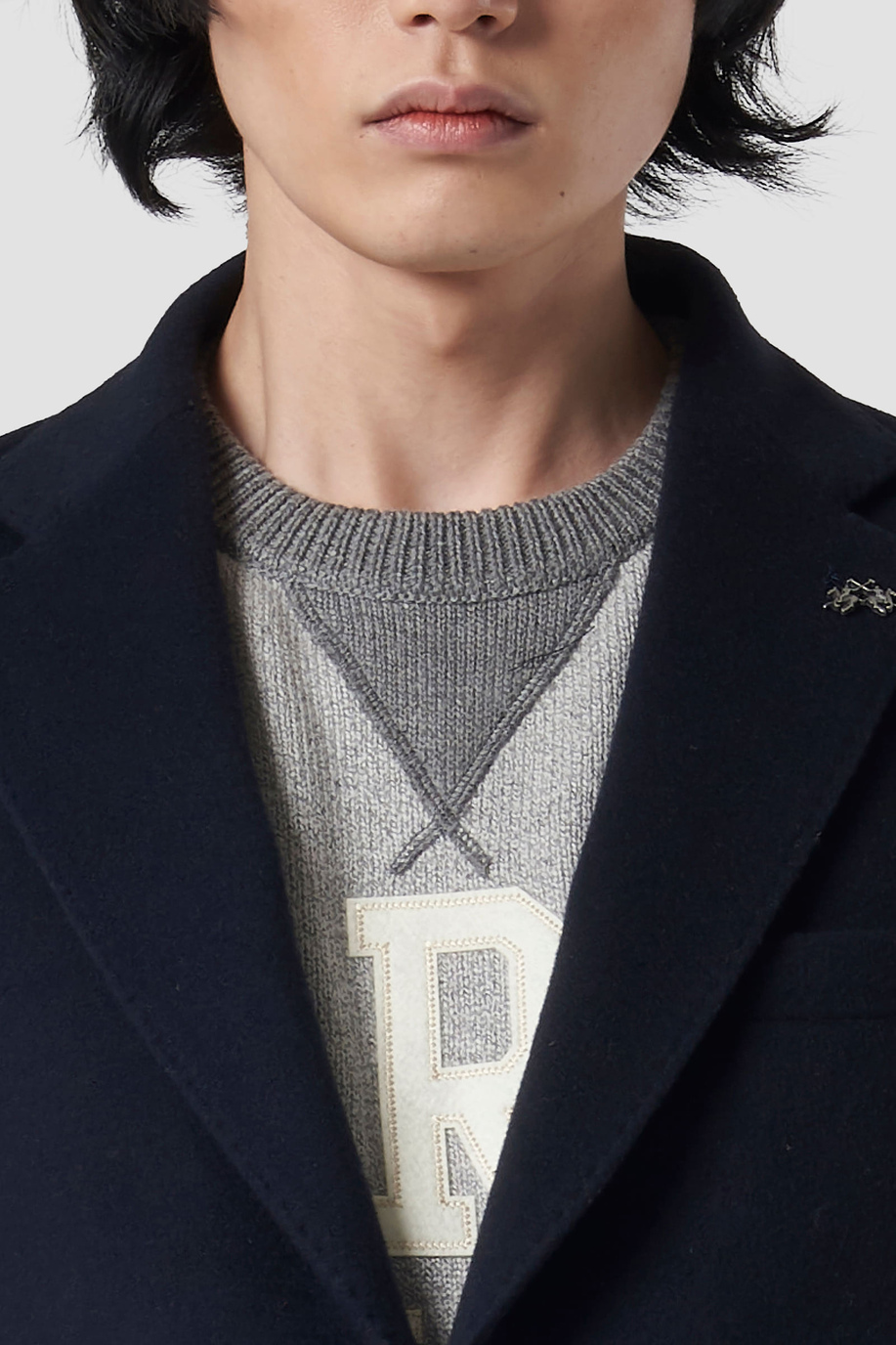 Veste blazer homme Blue Ribbon laine et cachemire coupe classique - Vestes | La Martina - Official Online Shop