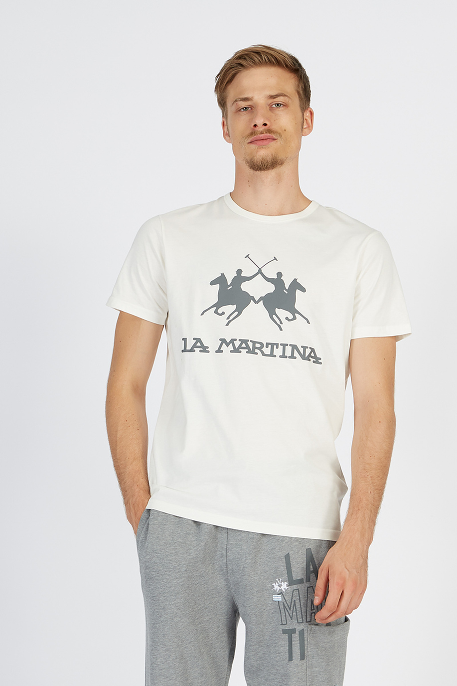 T-shirt homme Regular Fit - Cadeaux avec monogramme pour lui | La Martina - Official Online Shop