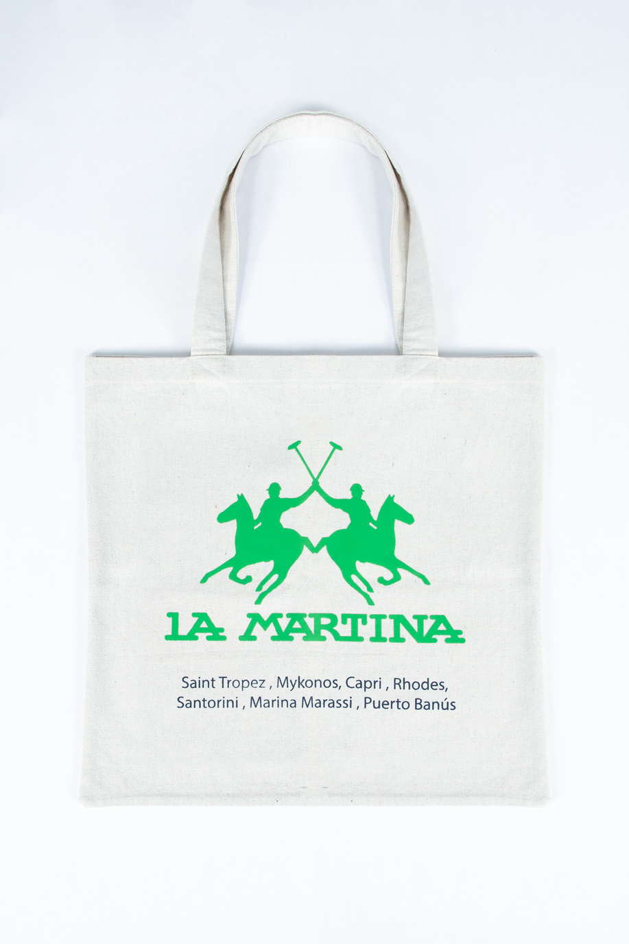 Unisex canvas tote bag with double handles - Accessories | La Martina - Official Online Shop
