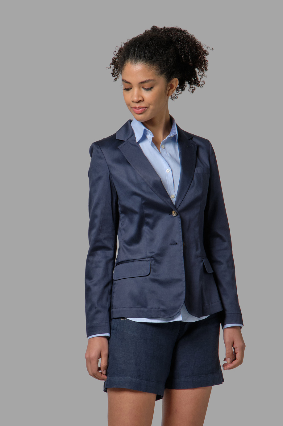 Women's regular-fit blazer | La Martina - Official Online Shop
