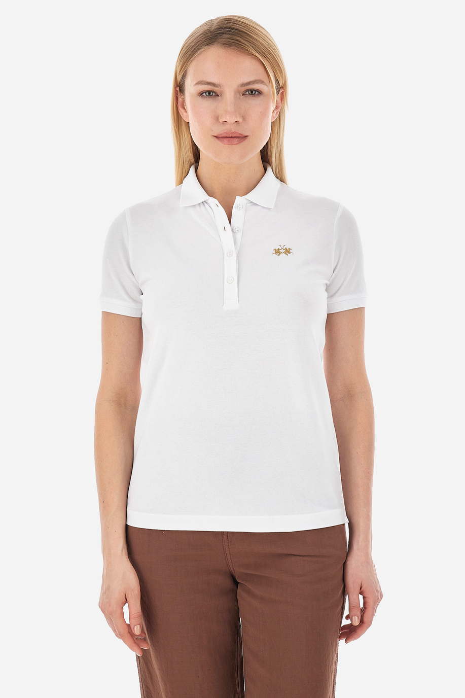 Women's polo shirt in a regular fit - Amalia - Monogrammed gifts for her | La Martina - Official Online Shop
