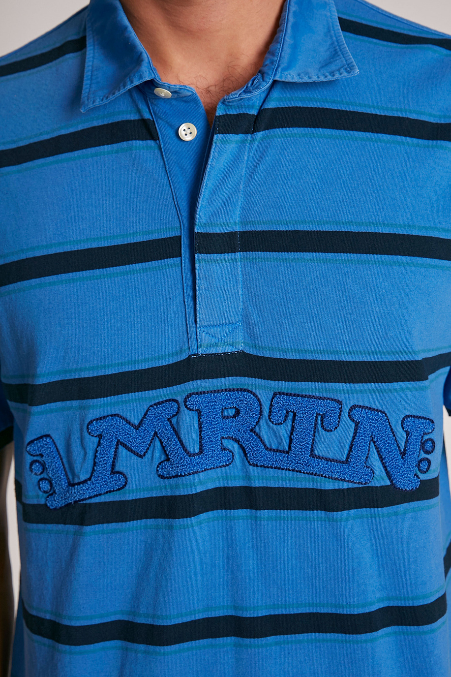 Herren-Poloshirt mit kurzem Arm aus 100 % Baumwolle, oversized Modell - -30% | archive | La Martina - Official Online Shop