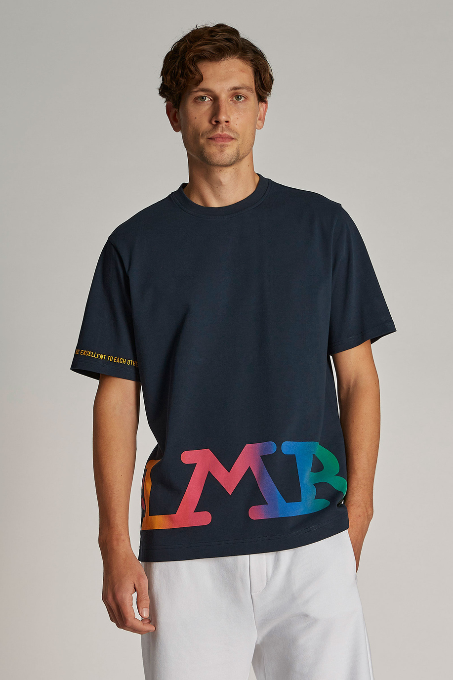 T-shirt da uomo a maniche corte modello over - T-shirts | La Martina - Official Online Shop