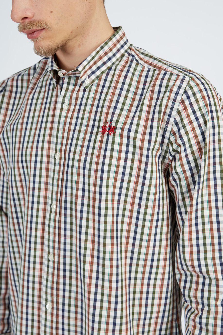 Chemise à manches longues Regular fit - -40% | step 2 | US | La Martina - Official Online Shop