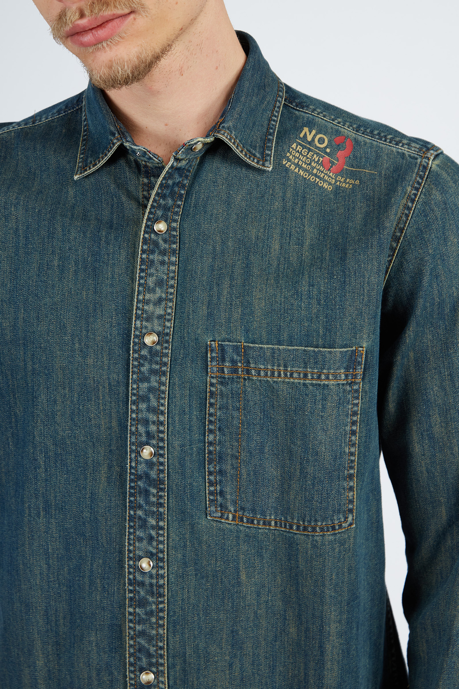 Regular Fit Langarmshirt aus Baumwolle - Hemden | La Martina - Official Online Shop