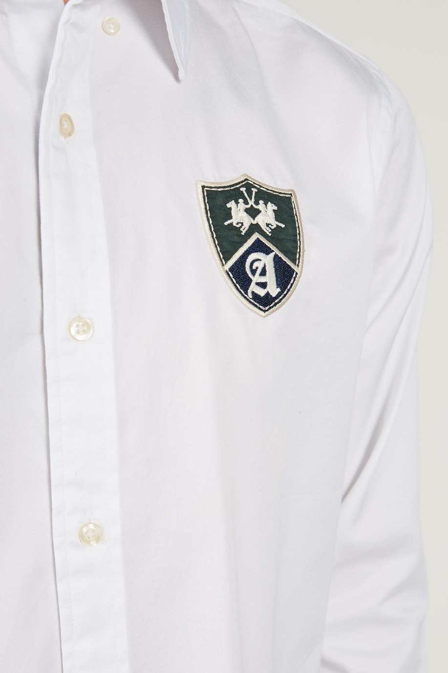 Men's long-sleeved shirt in 100% cotton - SALE | La Martina - Official Online Shop