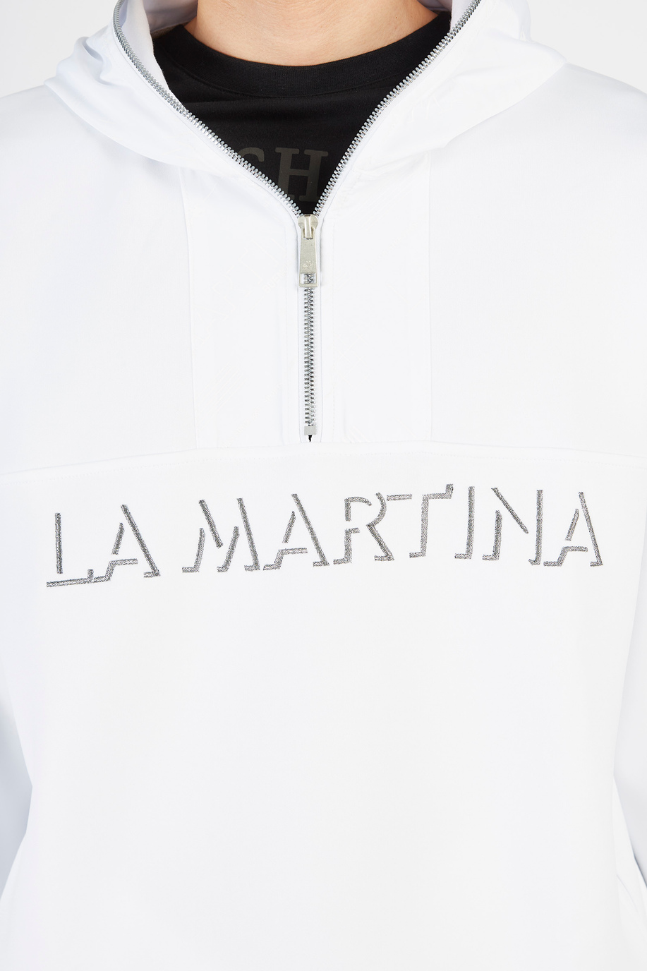 Sweat-shirt homme en mélange de coton avec manches longues oversize - Jet Set | La Martina - Official Online Shop
