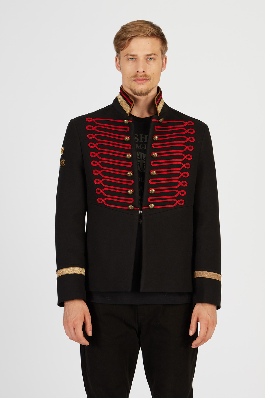 Klassischer Herren-Blazer mit zwei einreihigen Knöpfen - Jacken | La Martina - Official Online Shop