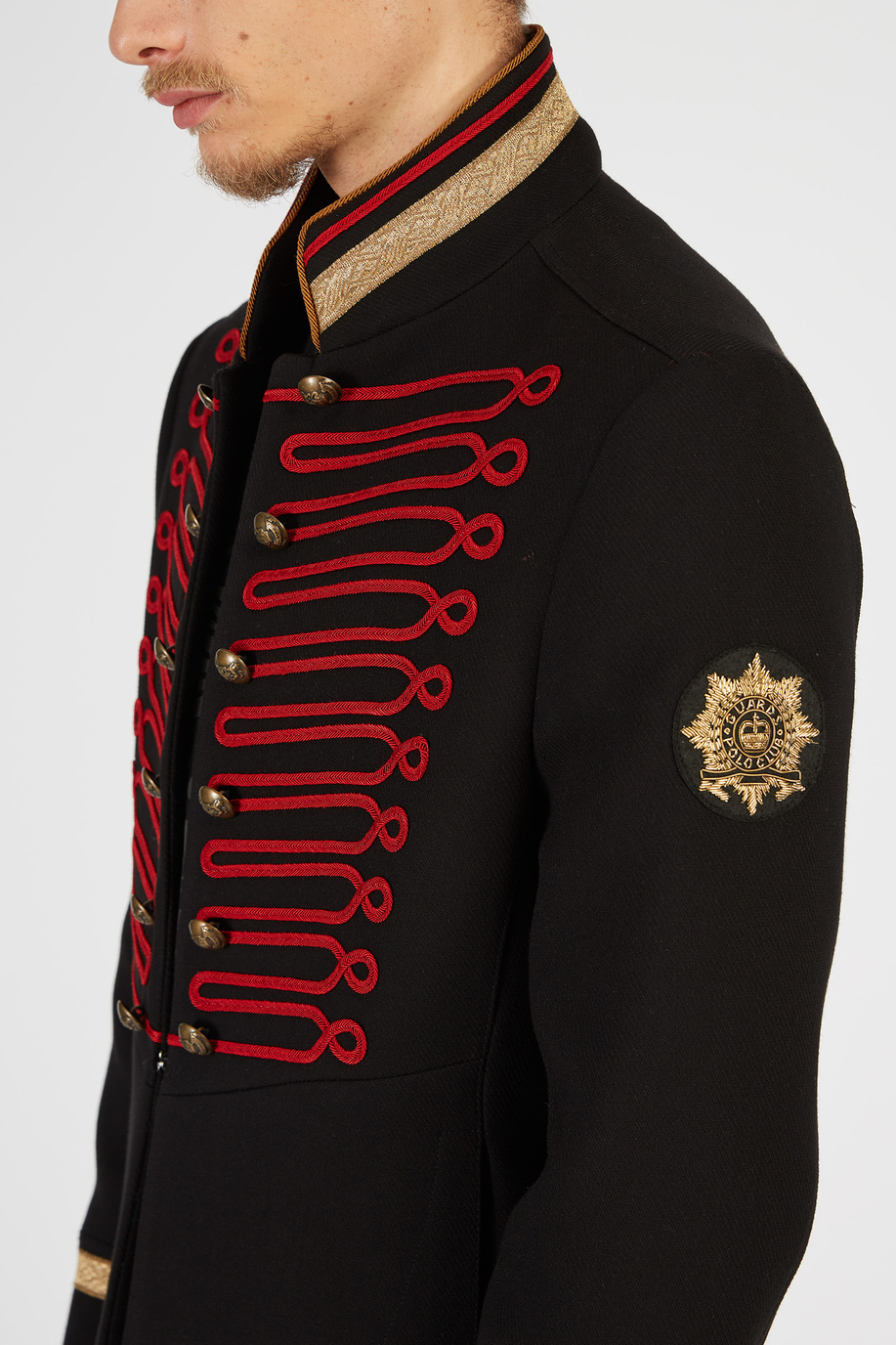 Men’s single-breasted two-button regular fit blazer - Guards - England | La Martina - Official Online Shop