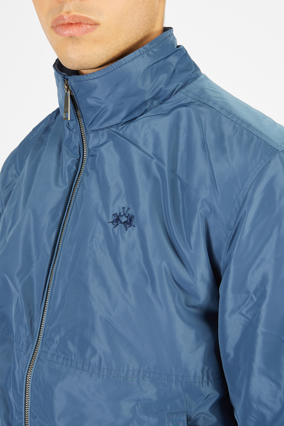 Men’s jacket in nylon regular fit model - Rainproof & Windproof | La Martina - Official Online Shop