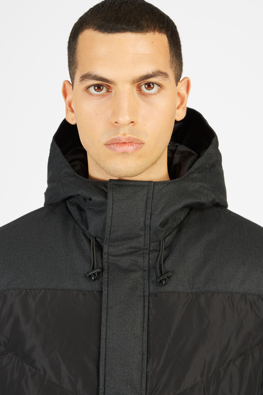 Men’s padded down jacket with hood regular fit model - Men | La Martina - Official Online Shop