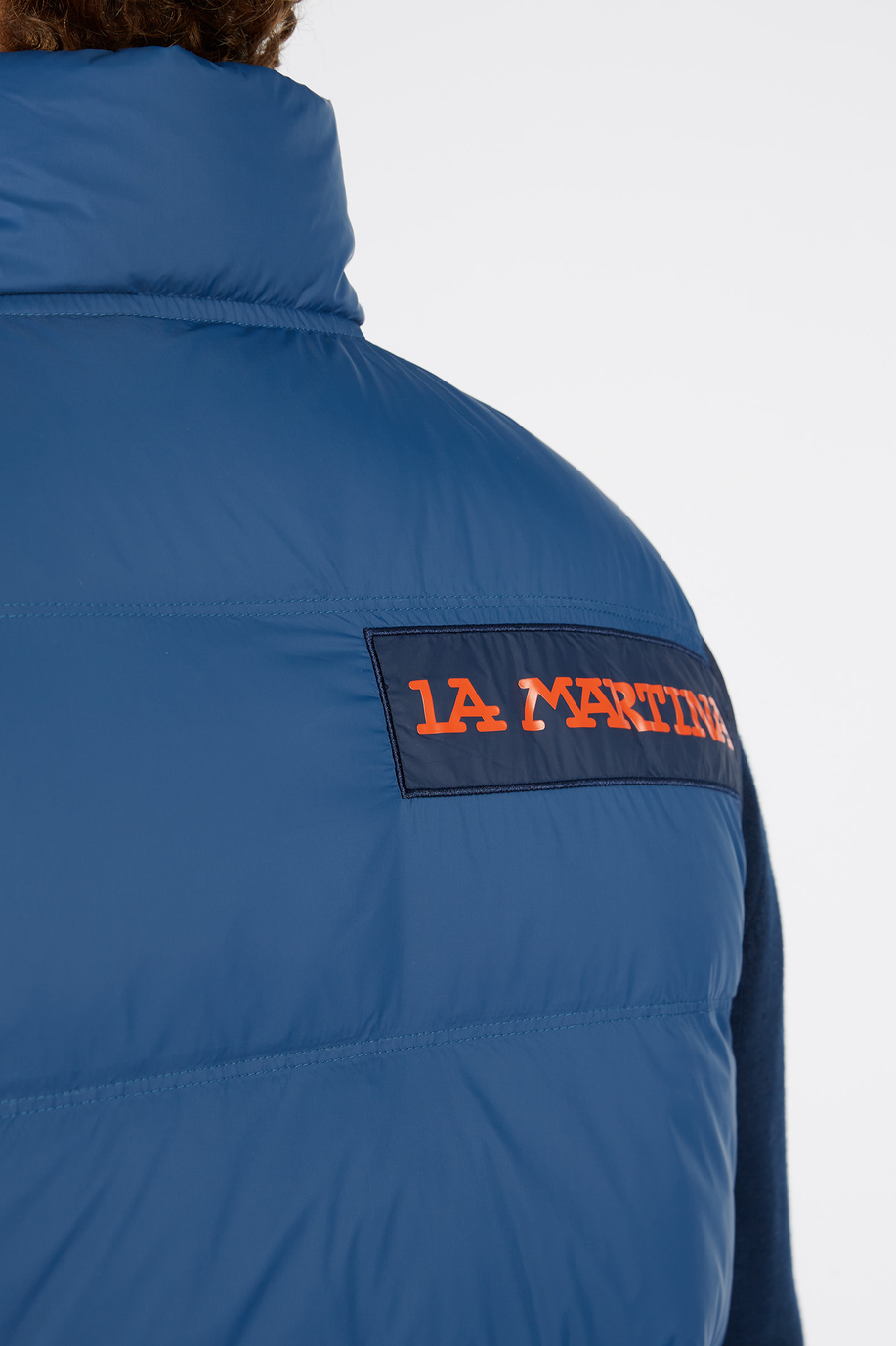 Padded vest in regular fit synthetic fabric - Rainproof & Windproof | La Martina - Official Online Shop