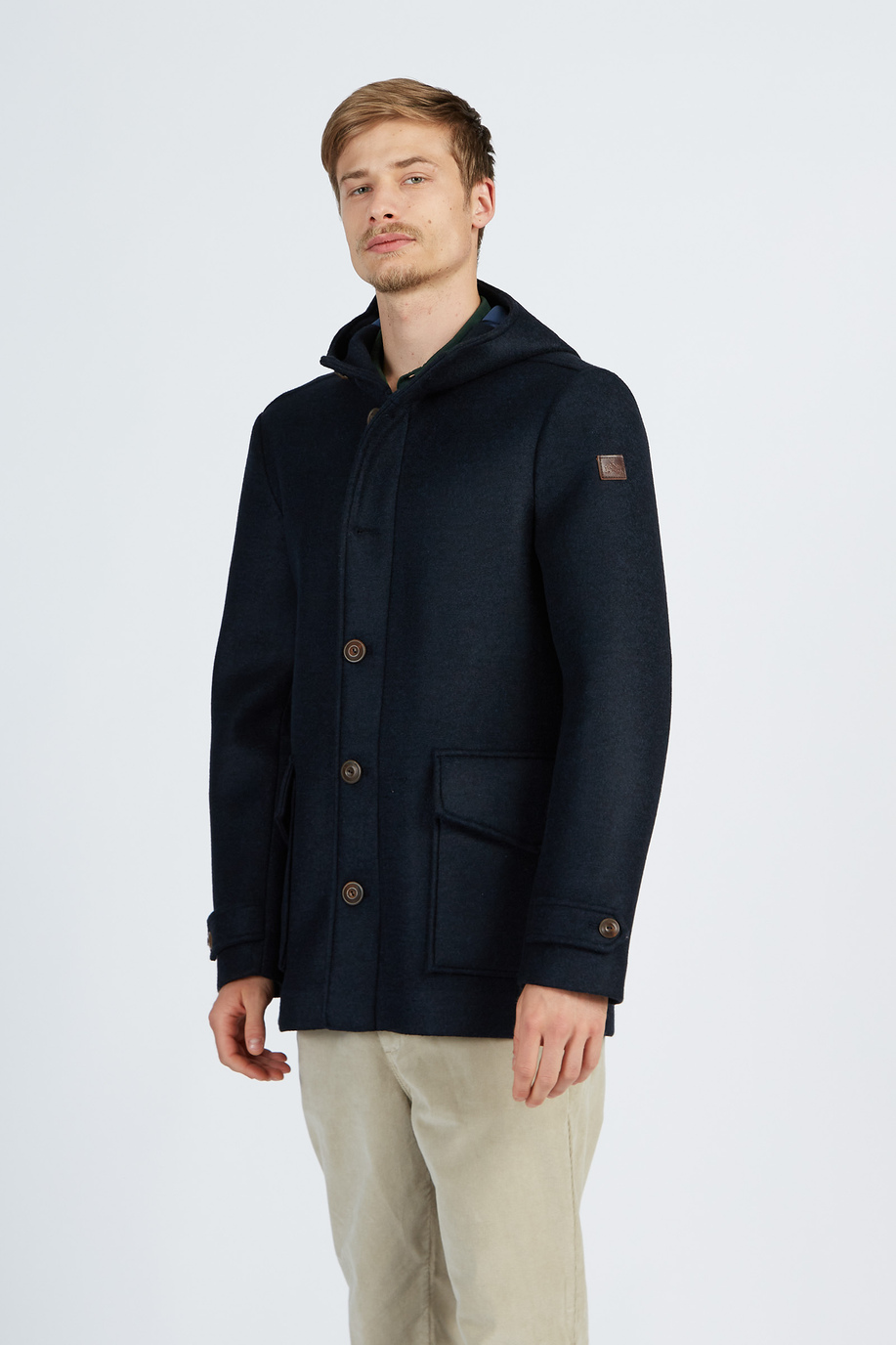 Leyendas Del Polo men’s wool blend jacket with buttons regular fit - Outerwear and Jackets | La Martina - Official Online Shop